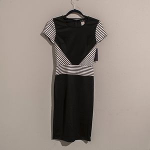 Striped Color Block Dress